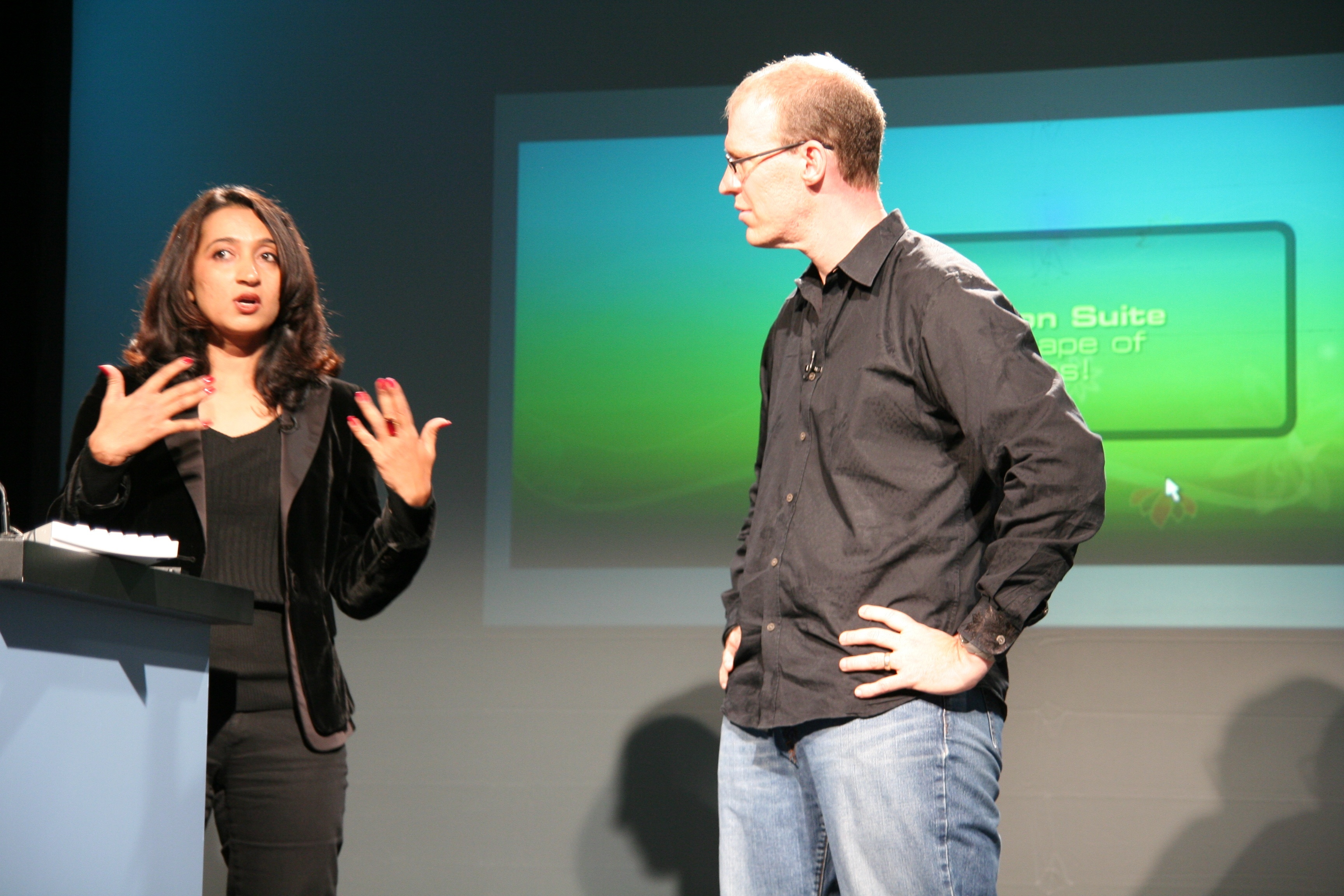 Nandini and Eric Demo JavaFX