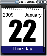 Calendar Widget in Widget Runner