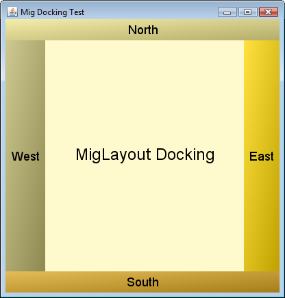 MigLayout Docking Test
